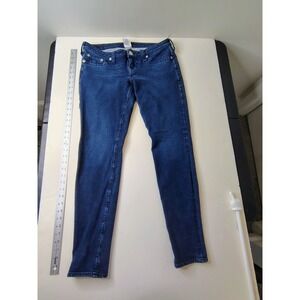 True Religion Jeans Women's Casey Super Skinny Blue Stretch Denim 29